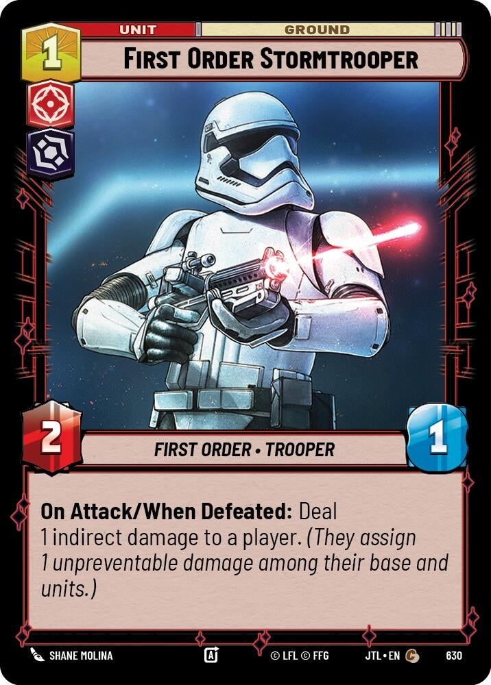 Image for First Order Stormtrooper (Foil) - Star Wars: Unlimited