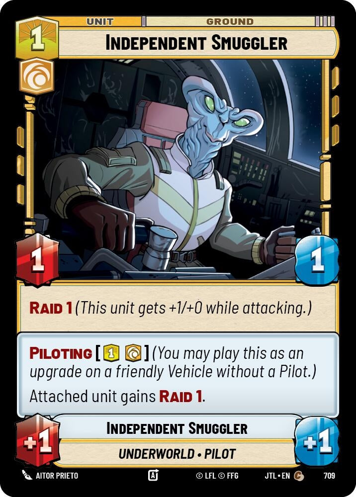 Image for Independent Smuggler (Foil) - Star Wars: Unlimited