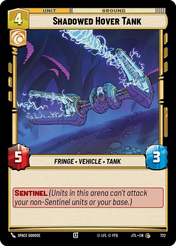 Image for Shadowed Hover Tank (Foil) - Star Wars: Unlimited