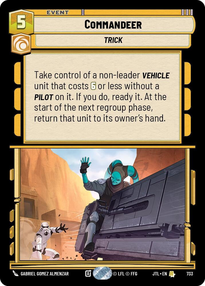 Image for Commandeer (Foil) - Star Wars: Unlimited