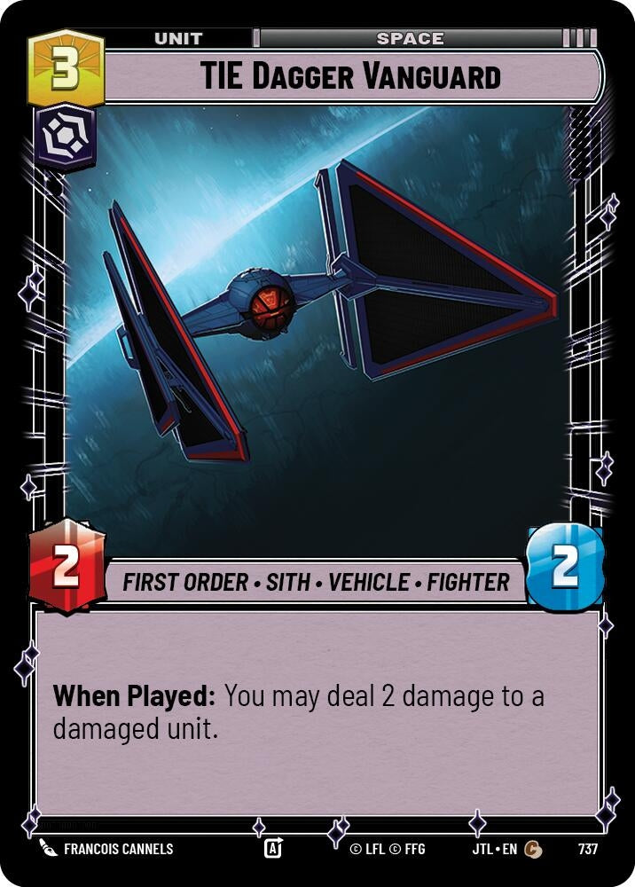 Image for TIE Dagger Vanguard (Foil) - Star Wars: Unlimited