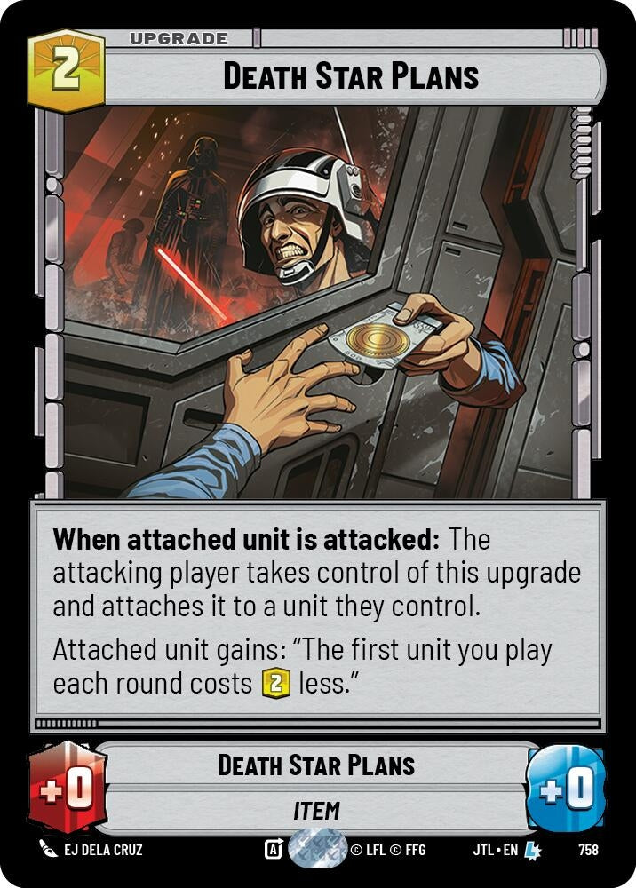 Image for Death Star Plans (Foil) - Star Wars: Unlimited