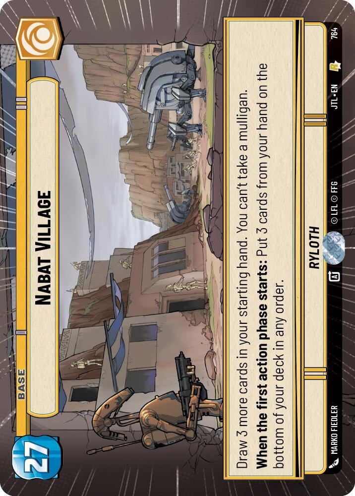 Image for Nabat Village (Hyperspace Foil) - Star Wars: Unlimited