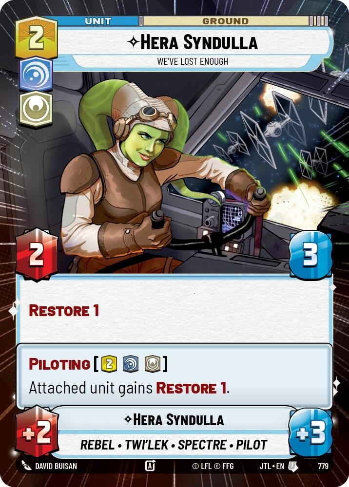 Image for Hera Syndulla - We've Lost Enough (Hyperspace Foil) - Star Wars: Unlimited