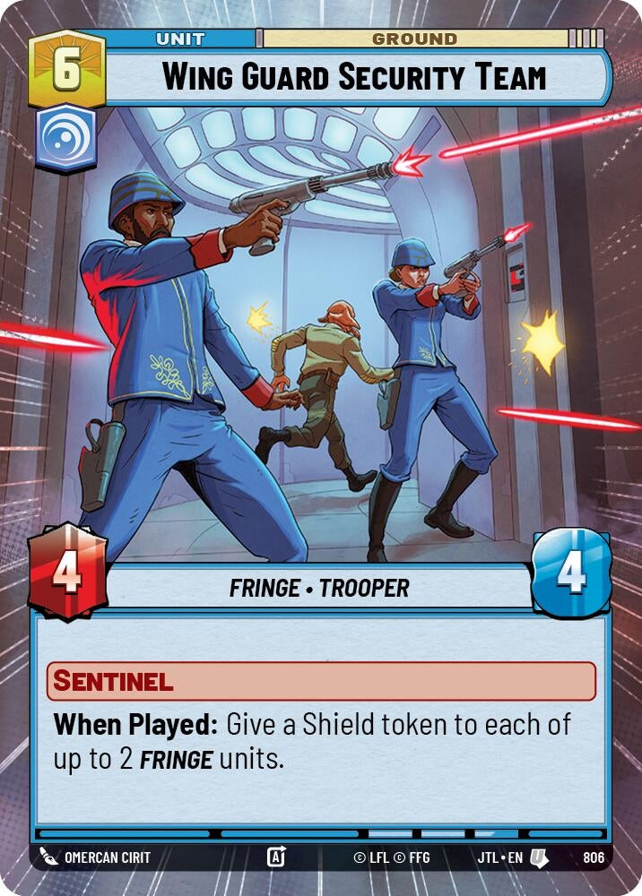 Image for Wing Guard Security Team (Hyperspace Foil) - Star Wars: Unlimited