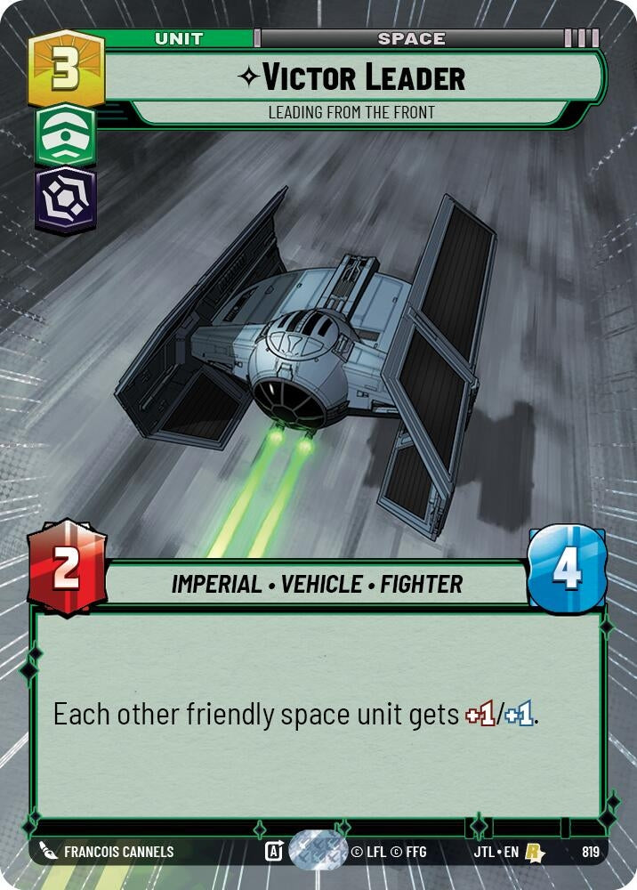 Image for Victor Leader - Leading from the Front (Hyperspace Foil) - Star Wars: Unlimited