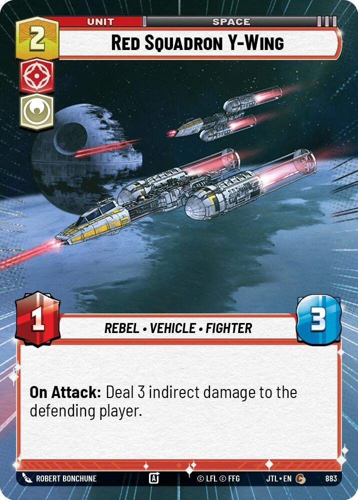 Image for Red Squadron Y-Wing (Hyperspace Foil) - Star Wars: Unlimited