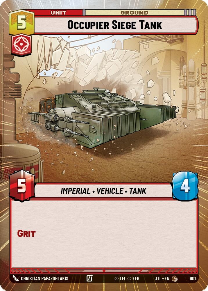 Image for Occupier Siege Tank (Hyperspace Foil) - Star Wars: Unlimited