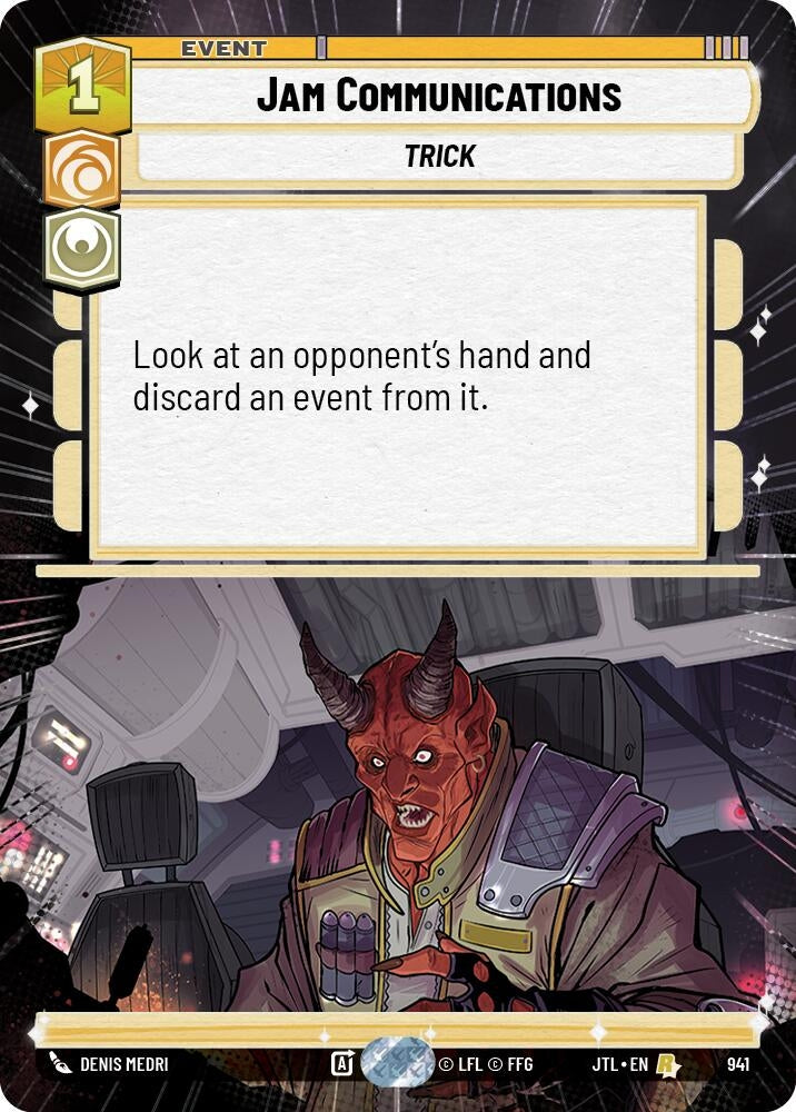 Image for Jam Communications (Hyperspace Foil) - Star Wars: Unlimited