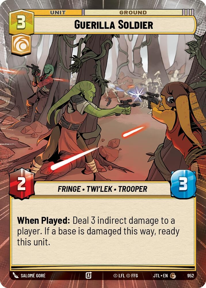 Image for Guerilla Soldier (Hyperspace Foil) - Star Wars: Unlimited