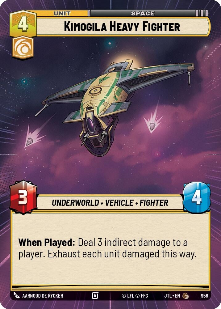 Image for Kimogila Heavy Fighter (Hyperspace Foil) - Star Wars: Unlimited