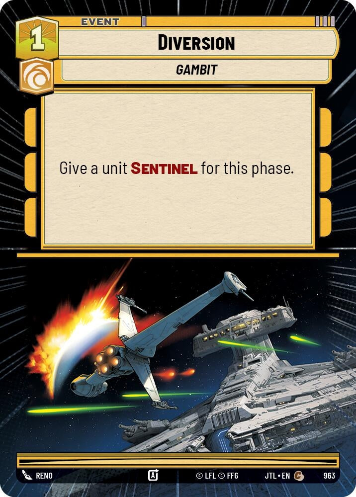 Image for Diversion (Hyperspace Foil) - Star Wars: Unlimited