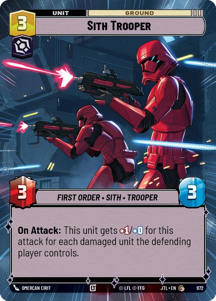 Image for Sith Trooper (Hyperspace Foil) - Star Wars: Unlimited