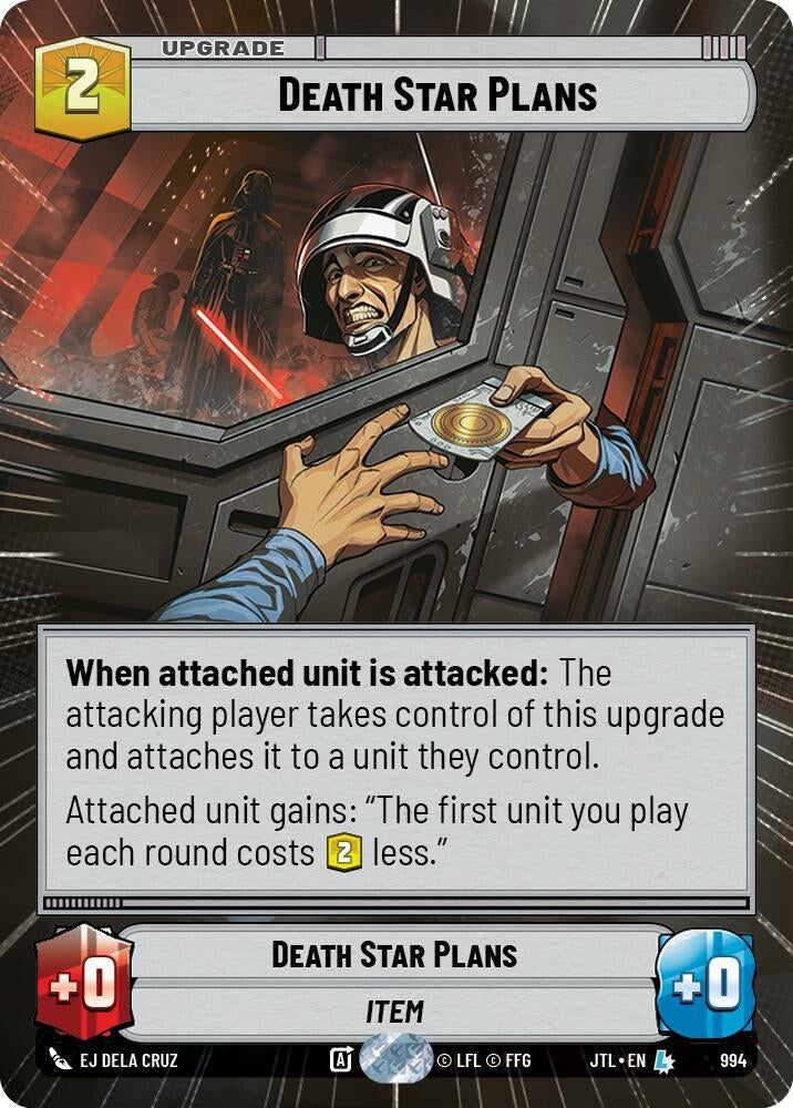 Image for Death Star Plans (Hyperspace Foil) - Star Wars: Unlimited