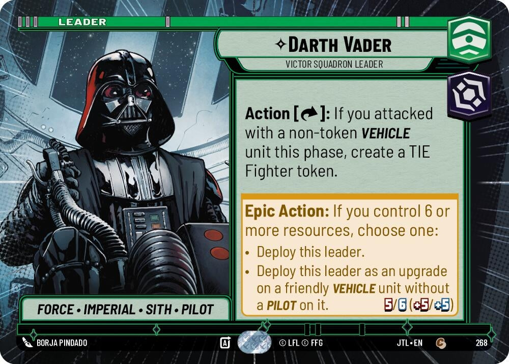 Image for Darth Vader - Victor Squadron Leader (Hyperspace) - Star Wars: Unlimited