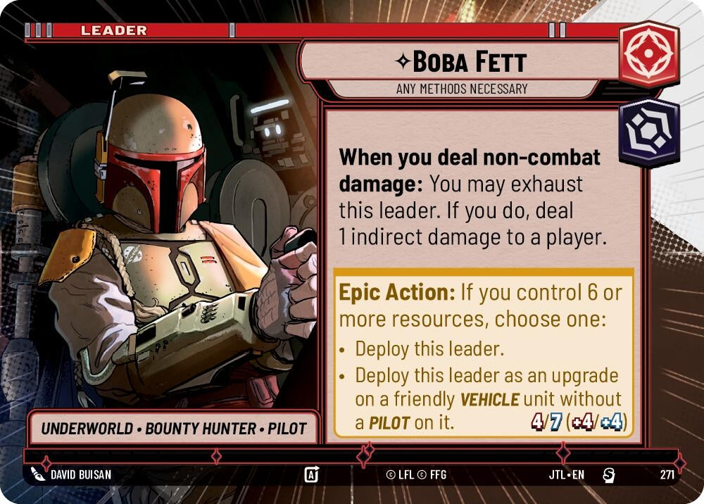 Image for Boba Fett - Any Methods Necessary (Hyperspace) - Star Wars: Unlimited