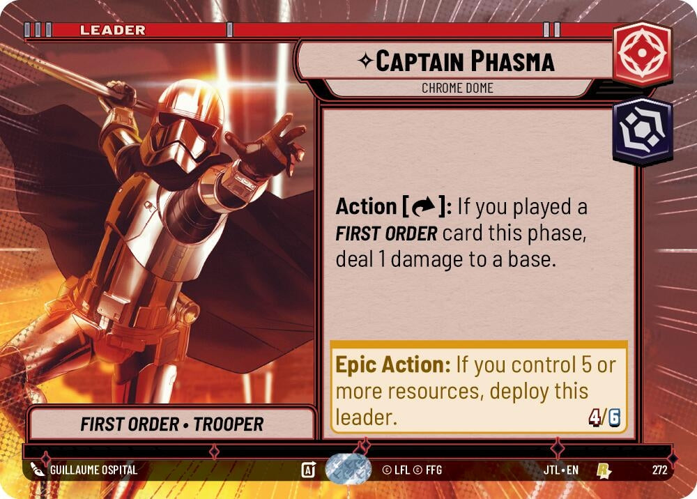Image for Captain Phasma - Chrome Dome (Hyperspace) - Star Wars: Unlimited