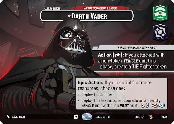 Image for Darth Vader - Victor Squadron Leader (Showcase) - Star Wars: Unlimited