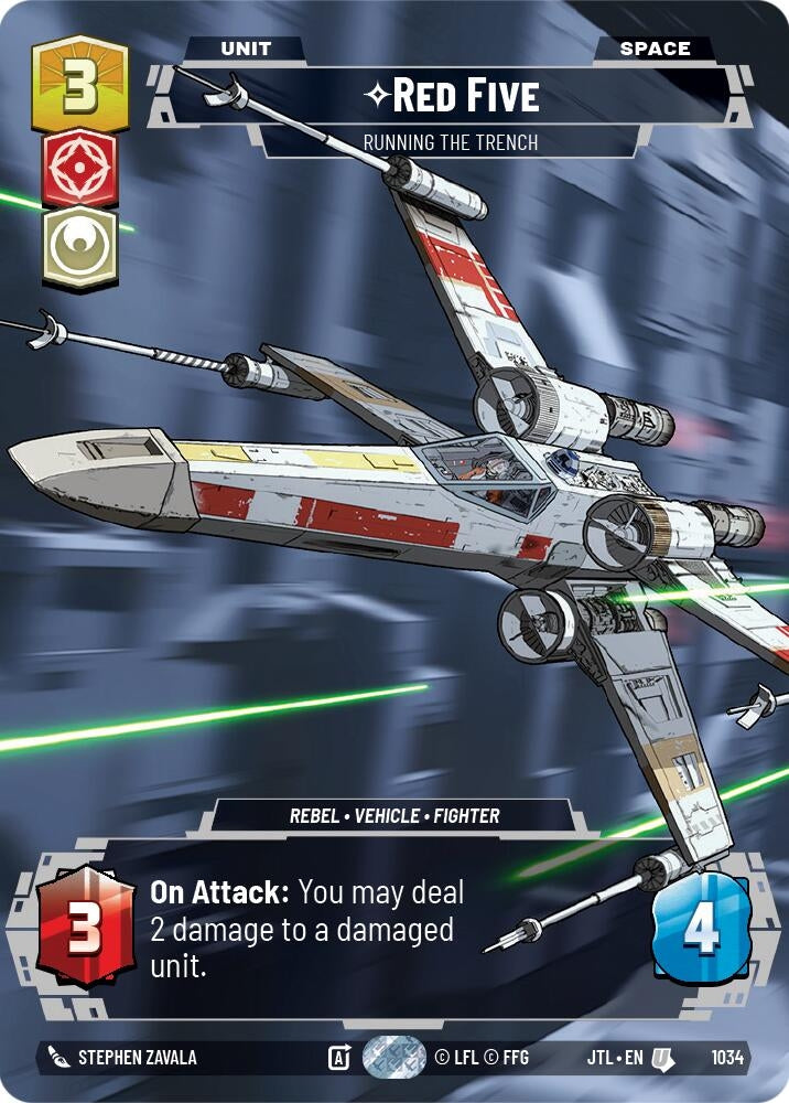 Image for Red Five - Running the Trench (Prestige) - Star Wars: Unlimited