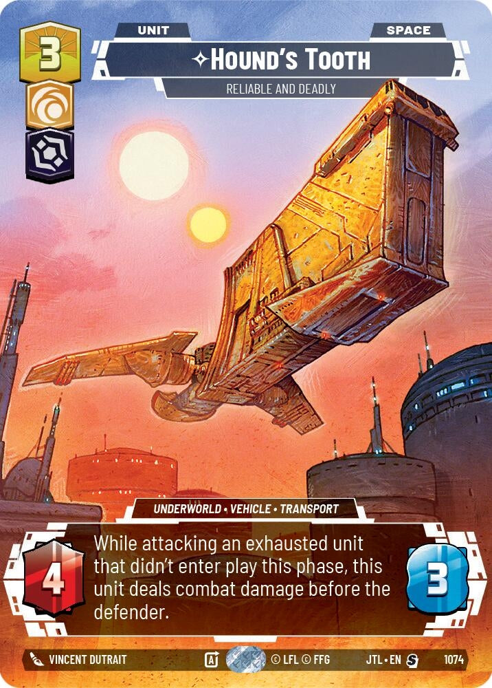 Image for Hound's Tooth - Reliable and Deadly (Prestige Foil) - Star Wars: Unlimited