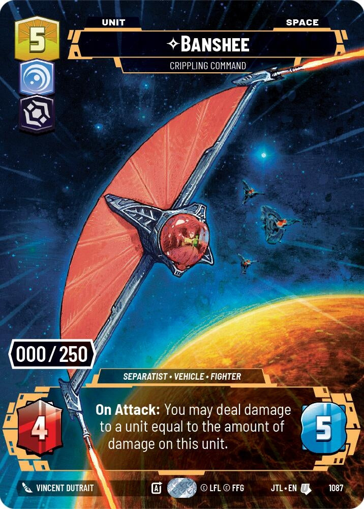 Image for Banshee - Crippling Command (Serialized) - Star Wars: Unlimited