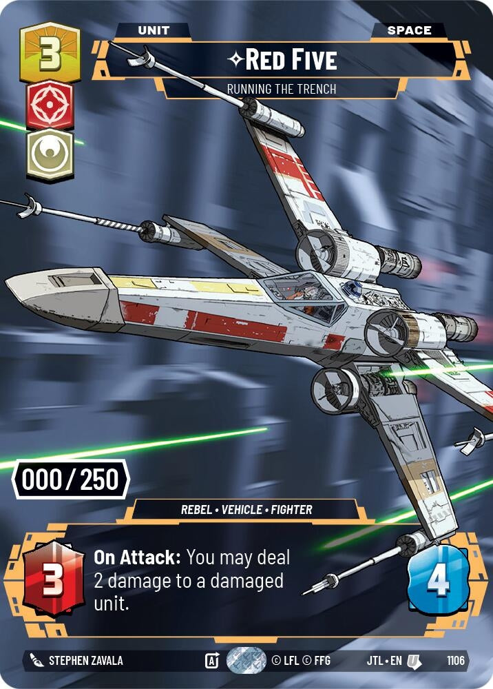 Image for Red Five - Running the Trench (Serialized) - Star Wars: Unlimited