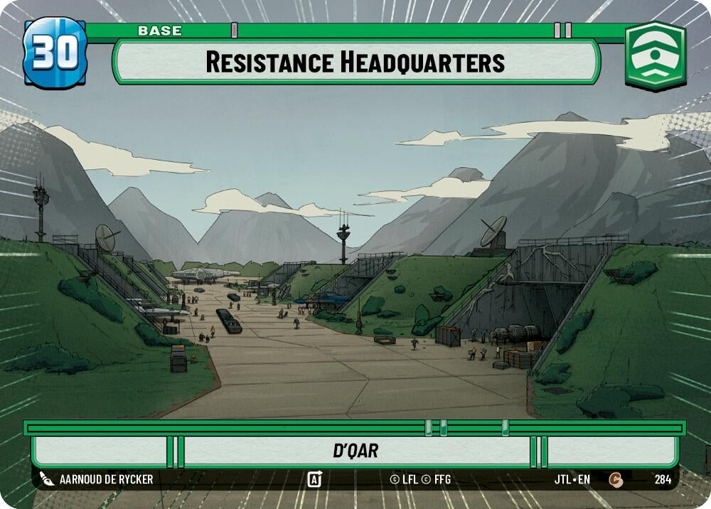 Image for Resistance Headquarters // TIE Fighter (Hyperspace) - Star Wars: Unlimited