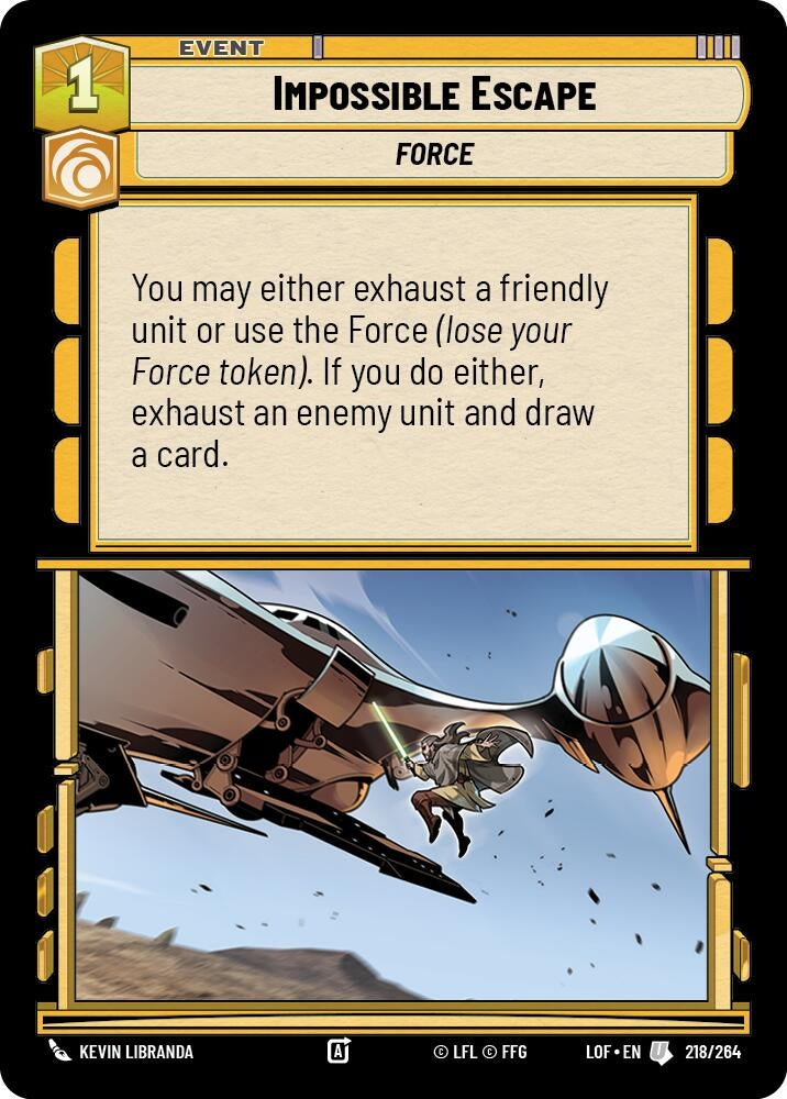 Image for Impossible Escape - Star Wars: Unlimited