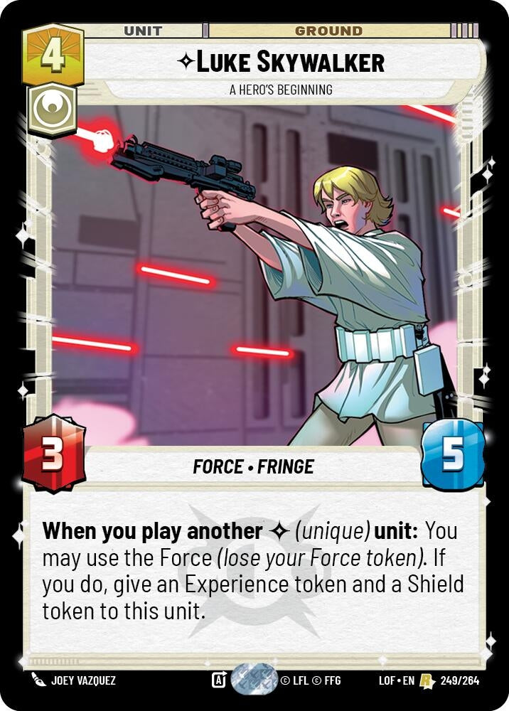 Image for Luke Skywalker - A Hero's Beginning - Star Wars: Unlimited