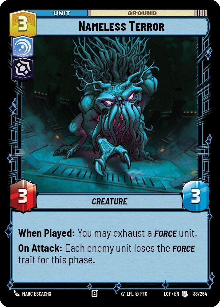 Image for Nameless Terror - Star Wars: Unlimited
