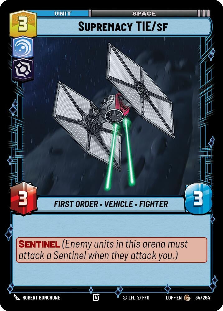 Image for Supremacy TIE/sf - Star Wars: Unlimited