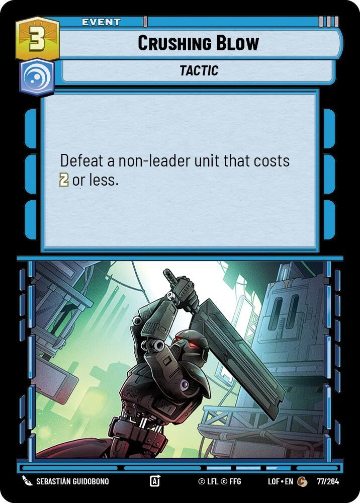 Image for Crushing Blow - Star Wars: Unlimited