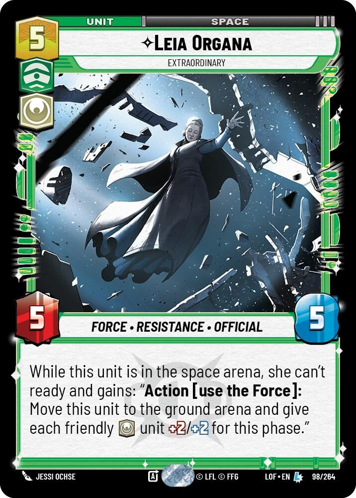 Image for Leia Organa - Extraordinary - Star Wars: Unlimited