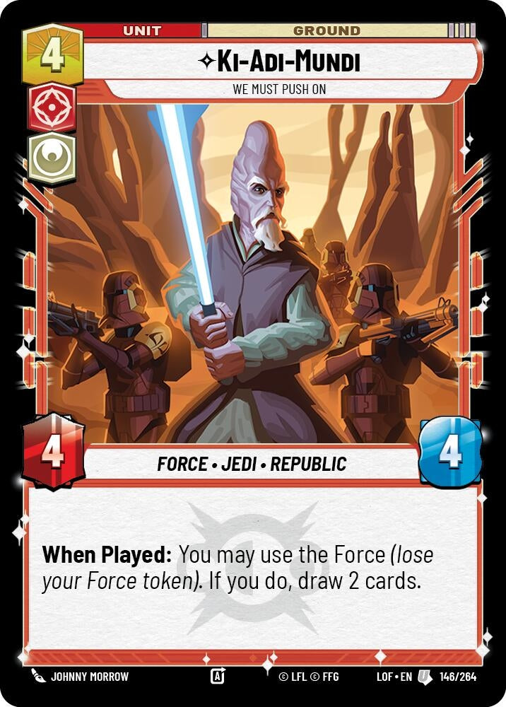 Image for Ki-Adi-Mundi - We Must Push On - Star Wars: Unlimited