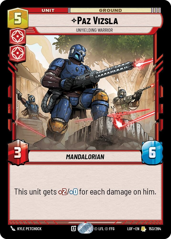Image for Paz Vizsla - Unyielding Warrior - Star Wars: Unlimited