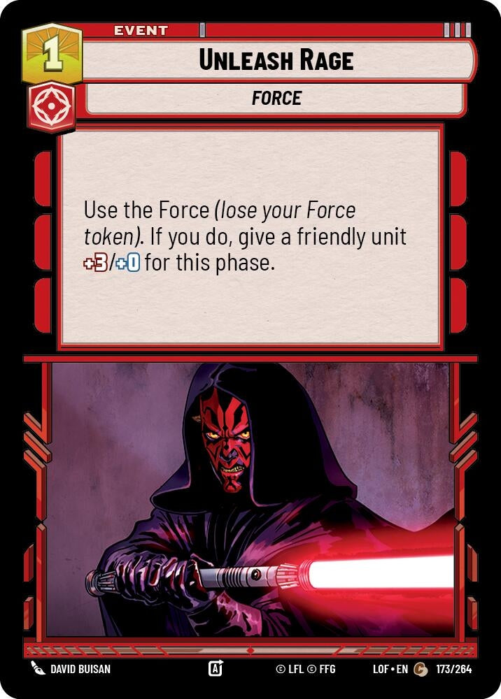 Image for Unleash Rage - Star Wars: Unlimited
