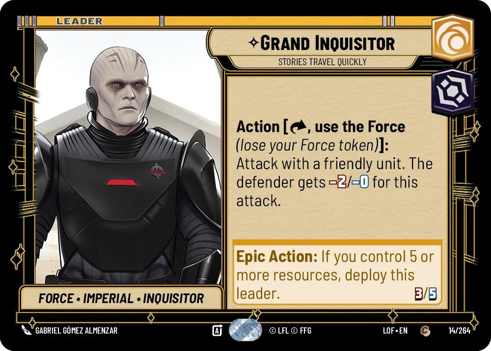Image for Grand Inquisitor - Stories Travel Quickly - Star Wars: Unlimited