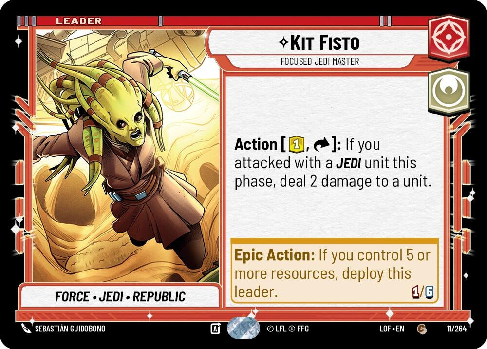 Image for Kit Fisto - Focused Jedi Master - Star Wars: Unlimited