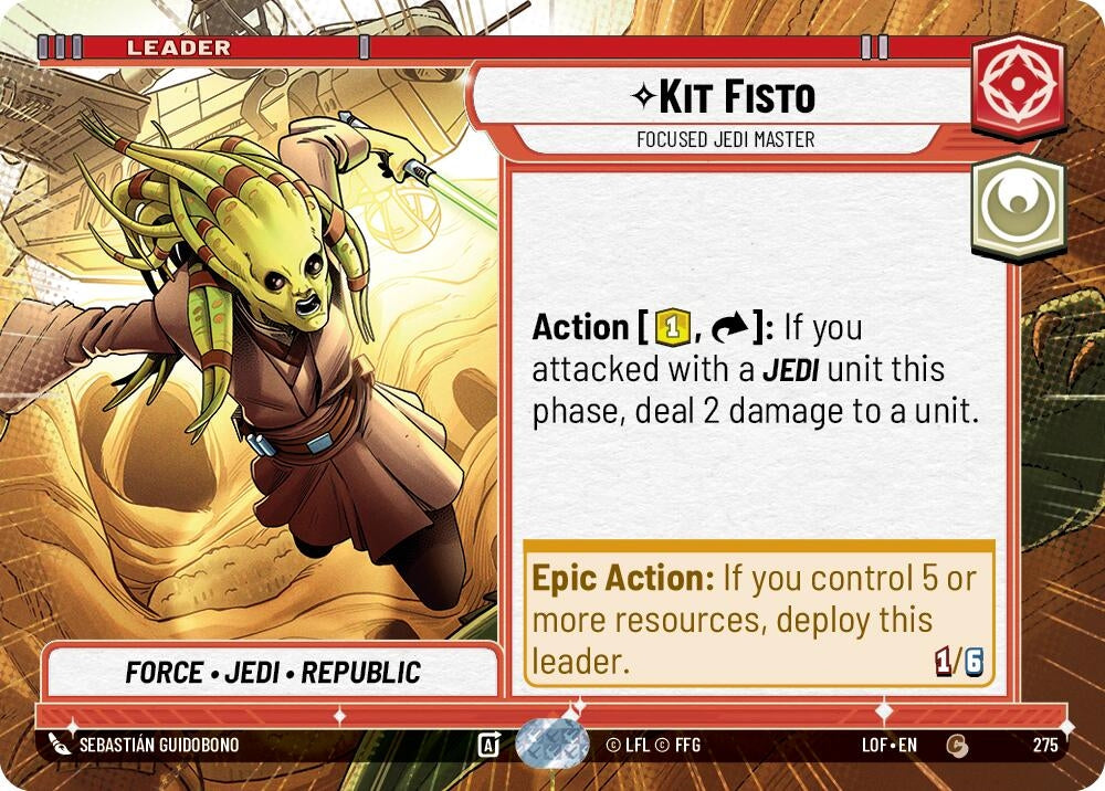 Image for Kit Fisto - Focused Jedi Master (Hyperspace) - Star Wars: Unlimited