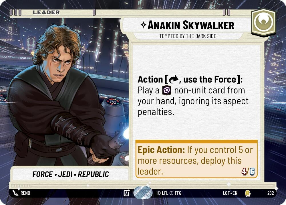 Image for Anakin Skywalker - Tempted by the Dark Side (Hyperspace) - Star Wars: Unlimited