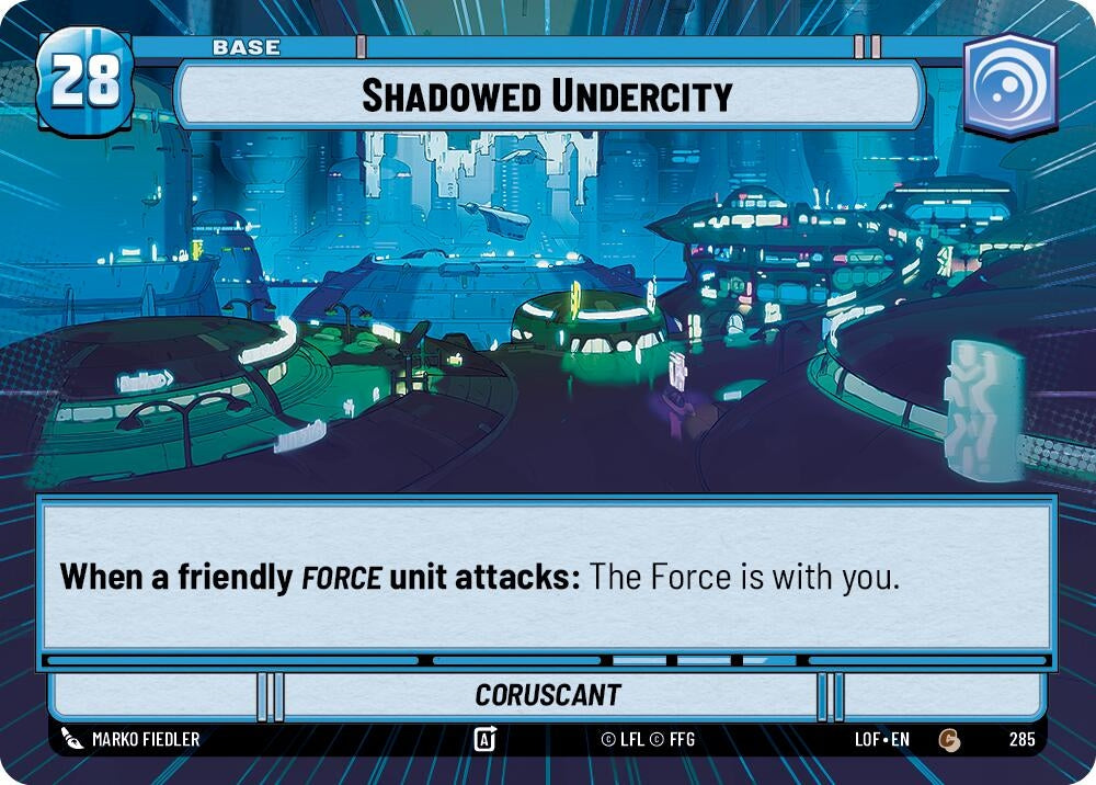 Image for Shadowed Undercity // Experience (Hyperspace) - Star Wars: Unlimited