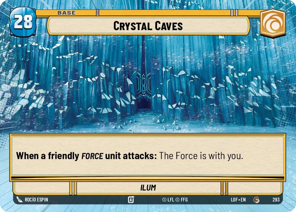 Image for Crystal Caves // Shield (Hyperspace) - Star Wars: Unlimited