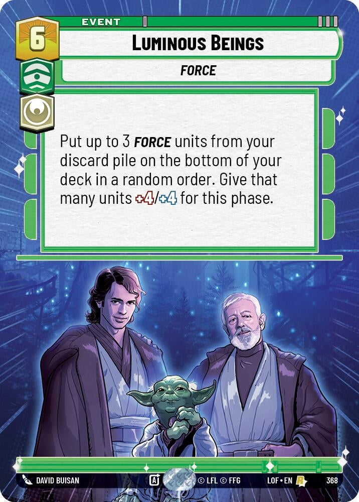Image for Luminous Beings (Hyperspace) - Star Wars: Unlimited