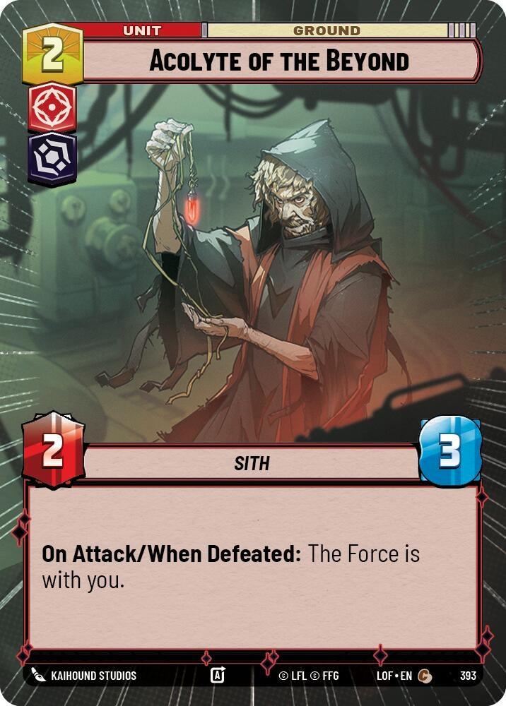 Image for Acolyte of the Beyond (Hyperspace) - Star Wars: Unlimited