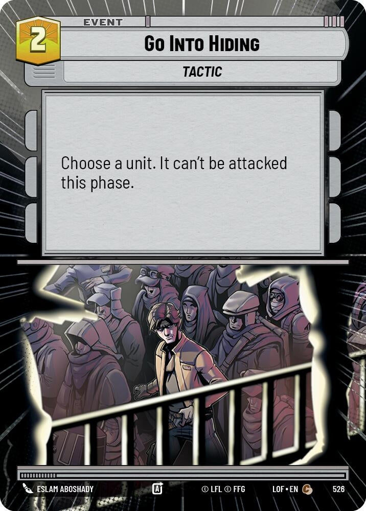 Image for Go Into Hiding (Hyperspace) - Star Wars: Unlimited