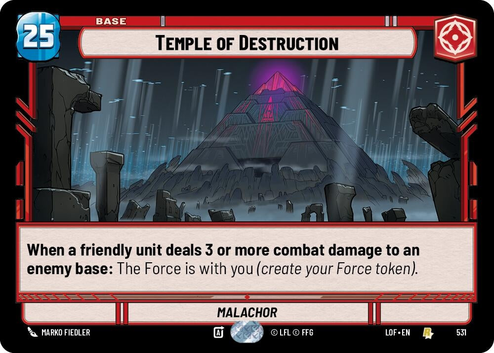 Image for Temple of Destruction (Foil) - Star Wars: Unlimited