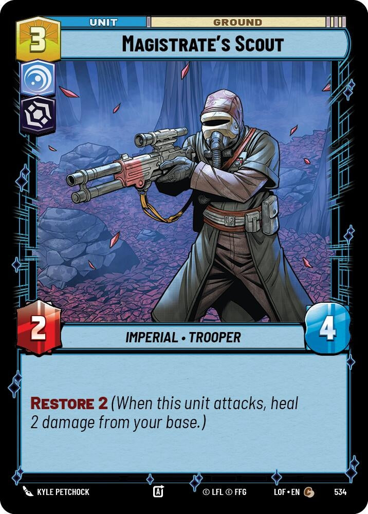 Image for Magistrate's Scout (Foil) - Star Wars: Unlimited