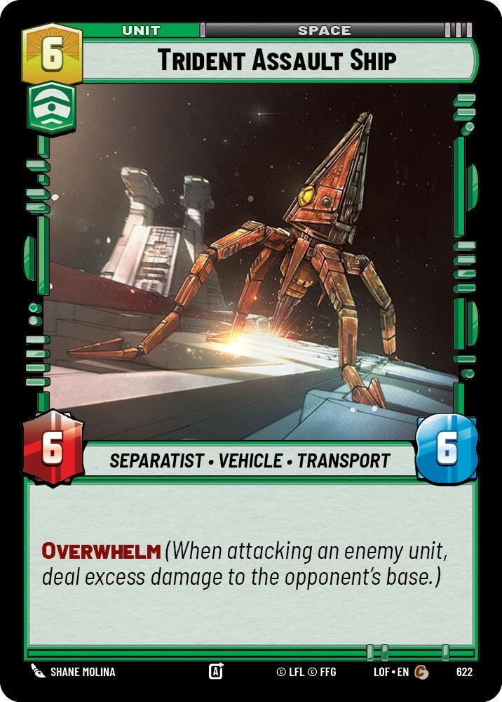 Image for Trident Assault Ship (Foil) - Star Wars: Unlimited