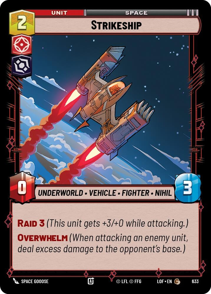 Image for Strikeship (Foil) - Star Wars: Unlimited