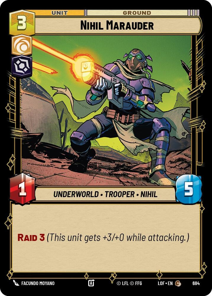 Image for Nihil Marauder (Foil) - Star Wars: Unlimited